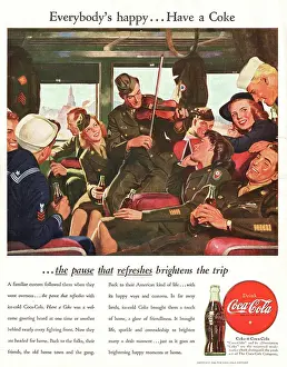 Coca Cola: 1946 U.S. Magazine Coca Cola Advert