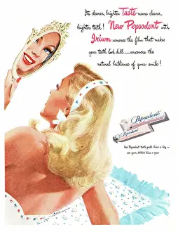 Pepsodent: 1946 U.S. Magazine Pepsodent toothpaste Advert