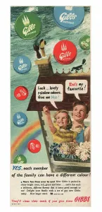 Tooth: 1947 UK Magazine Gibbs Toothpaste Advert