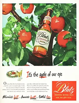 Blatz: 1947 U.S. Magazine Blatz beer Advert