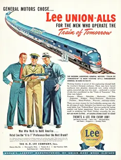 Dungarees: 1947 U.S. Magazine Lee Work Clothes Advert