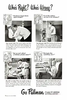 Pullman: 1947 U.S. Magazine Pullman Train Advert