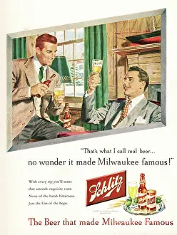 Schlitz Beer: 1947 U.S. Magazine Schlitz beer Advert