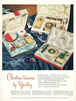 Yardley: 1947 U.S. Magazine Yardley Gift Sets Advert