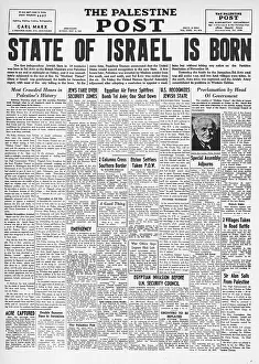Zionist: 1948 Jerusalem Post Independent State of Israel