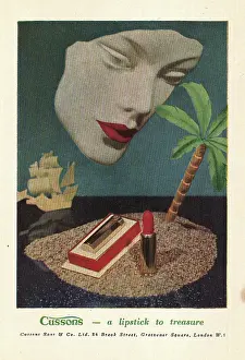 Cussons: 1948 UK advert Cussons lipstick