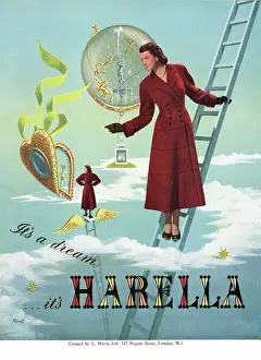 Harella: 1948 UK advert Harella coats