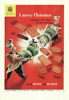 Frean: 1948 UK advert Peek Frean biscuits
