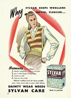 Flakes: 1948 UK advert Sylvan Flakes