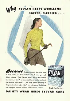 Flakes: 1948 UK advert Sylvan Flakes
