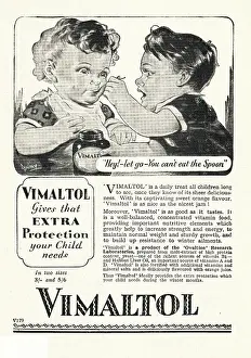 Vitamins: 1948 UK advert Vimaltol vitamins