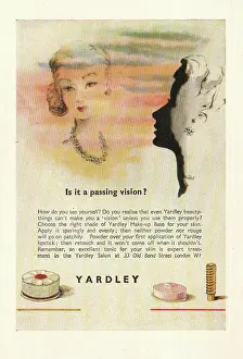 Yardley: 1948 UK advert Yardley cosmetics