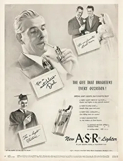 Lighters: 1948 U.S. Magazine ASR Lighter Advert