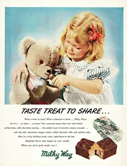 1948 U.S. Magazine Milky Way Advert