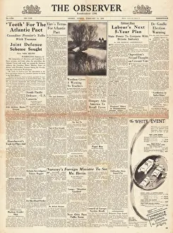 Acheson: 1949 The Observer North Atlantic Treaty Pact