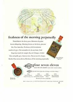 Maurer: 1949 UK advert 4711 Eau de Cologne