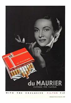 Maurier: 1949 UK advert du Maurier cigarettes