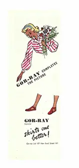 Gorray: 1949 UK advert Gor-ray skirts