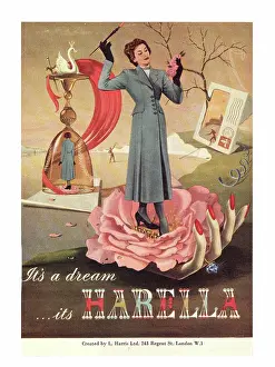 Harella: 1949 UK advert Harella coats