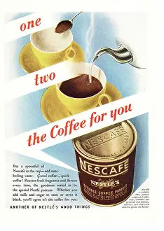 Nescafe: 1949 UK advert Nescafe coffee