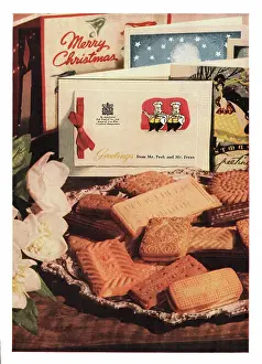 Frean: 1949 UK advert Peek Frean biscuits