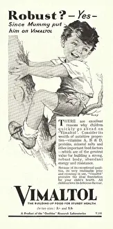 Vitamins: 1949 UK advert Vimaltol vitamins