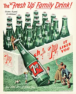Fizzy Drink: 1949 U.S. Magazine 7 Up Advert