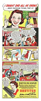 Staples: 1949 U.S. Magazine Bostitch Stapler Advert