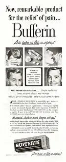 Aspirin: 1949 U.S. Magazine Bufferin Advert
