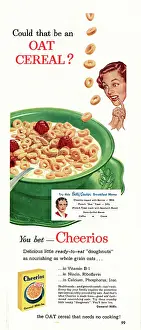 Cheerios: 1949 U.S. Magazine Cheerios Cereal Advert