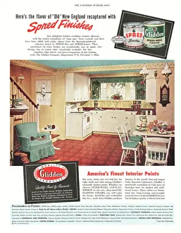Glidden: 1949 U.S. Magazine Glidden Paints Advert