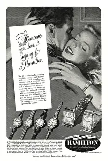 Swatch: 1950 US Advert Hamilton Watches