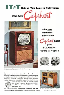 Televisions: 1950 US Advert IT&T Televisions