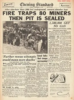 Bolsover: 1950 Evening Standard Creswell colliery disaster