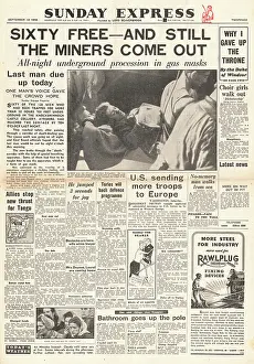Ayrshire: 1950 Sunday Express Knockshinnoch Castle colliery