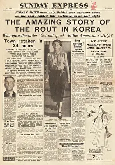 Cleckheaton: 1950 Sunday Express Korean War