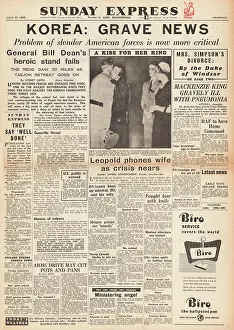 Abdicate: 1950 Sunday Express Korean War