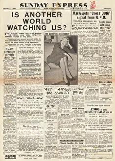 1950 Sunday Express Is another world watching us?