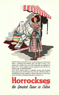 Pillowcases: 1950 UK advert Horrockses fabrics