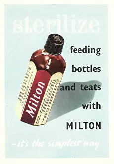 Sterile: 1950 UK Magazine Advert Milton