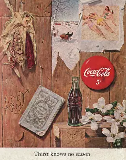 Fizzy: 1950 U.S. Magazine Coca Cola Advert
