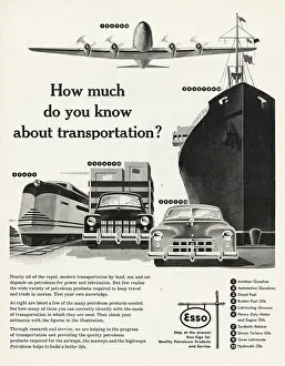 Esso: 1950 U.S. Magazine Esso Advert