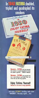 Fatima: 1950 U.S. Magazine Fatima Cigarette Advert