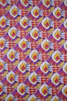 Baubles: 1950s, 1960s, christmas paper, pattern, stylised baubles
