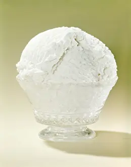 Frt001: 1950s 1960s dish of vanilla