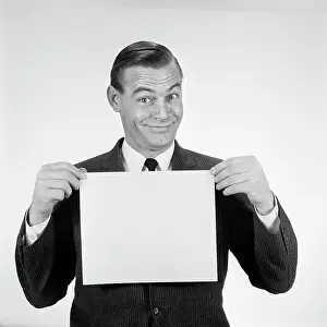 Crr001: 1950s 1960s Smiling Man Funny