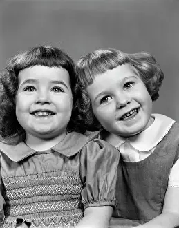 Preschool: 1950s 2 Girls With Bangs & Peter