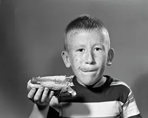 Frankfurters: 1950s Boy With Freckles Short