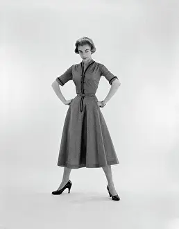 Crr001: 1950s Full Length Studio Portrait