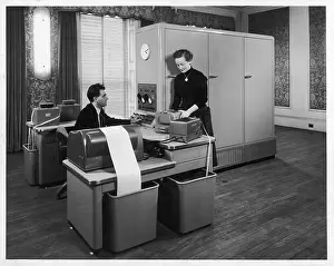 Bins: 1950S OFFICE COMPUTER